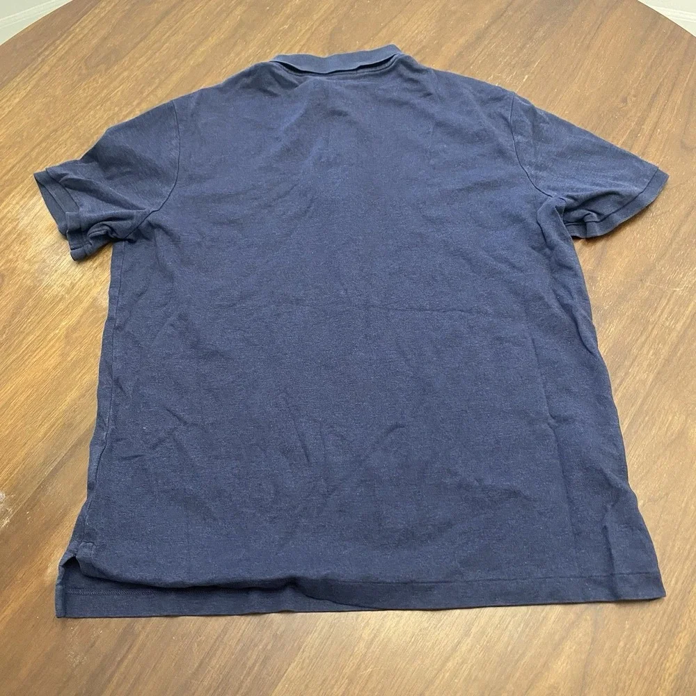 Polo Ralph Lauren Polo M Mens S/S Classic Blue Gray Flesh Pony Preppy Cotton